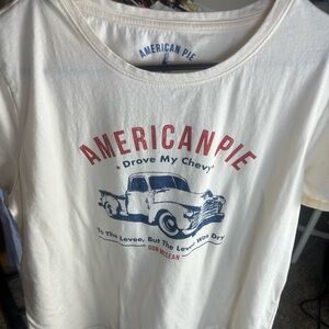 Cream American Pie Graphic Tee